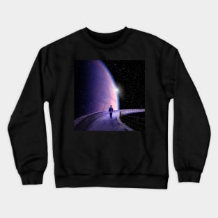 A Walk in Space Crewneck Sweatshirt